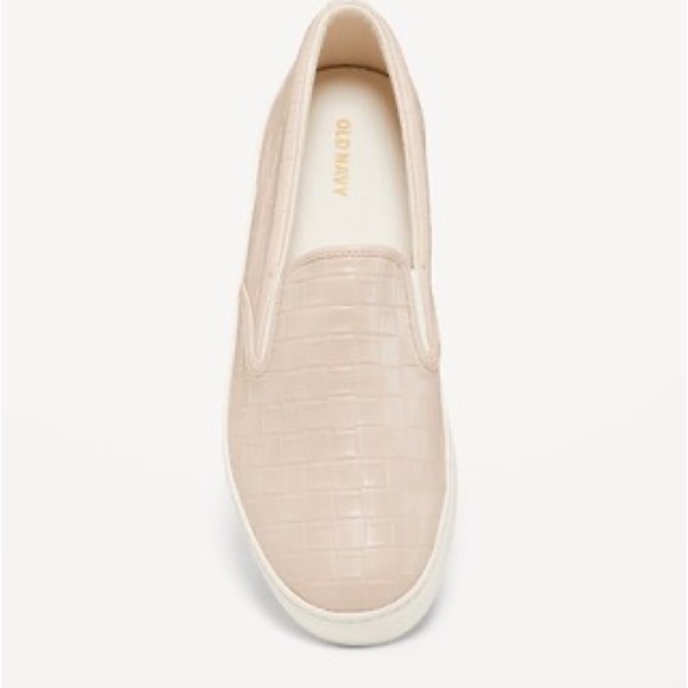 Old Navy Women's Beige Slip-On Sneakers